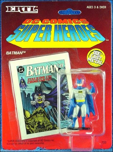 DC Comics Super Heroes 2 1/2" Die Cast Figurines figure 723 Batman - Raised Fist