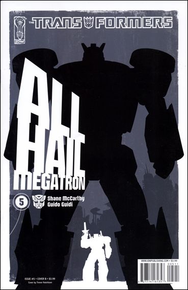 Transformers: All Hail Megatron issue 5-B Trevor Hutchison Cover