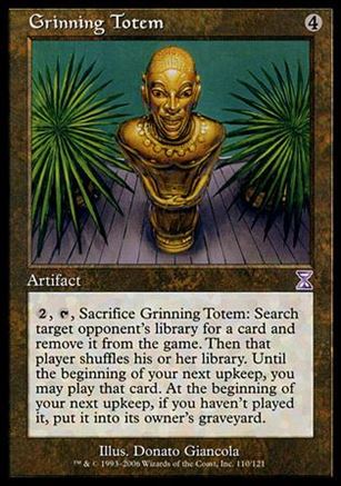 Magic the Gathering: Time Spiral (Timeshifted Subset) card 110 Grinning Totem