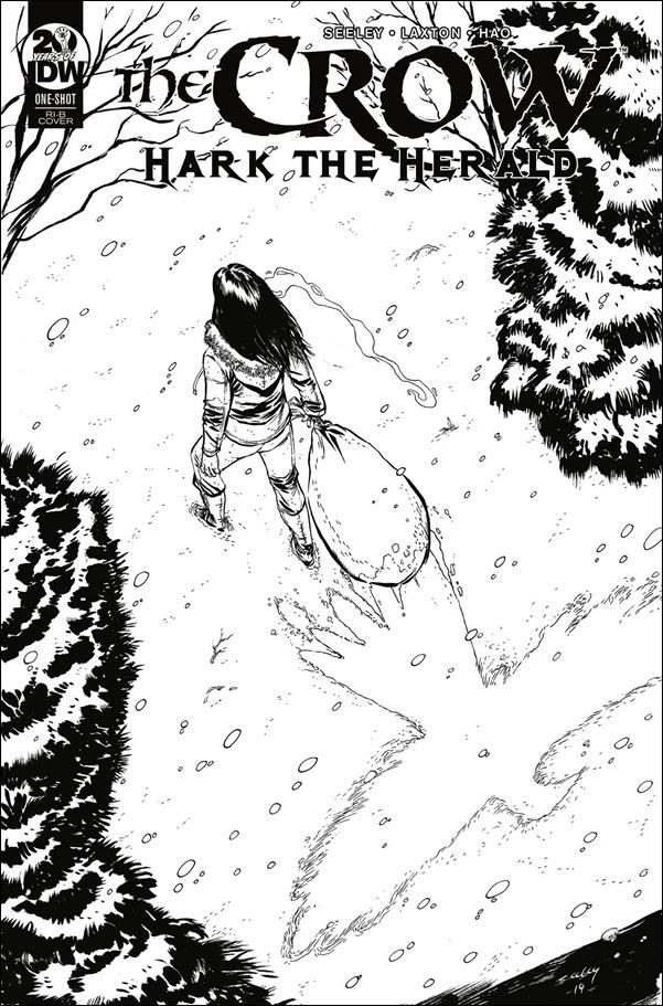 Crow: Hark the Herald issue 1-C Tim Seeley 1:20 Black and White Cover