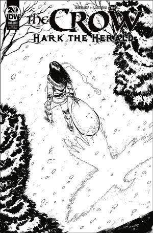 Crow: Hark the Herald issue 1-C Tim Seeley 1:20 Black and White Cover