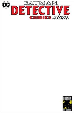 Detective Comics (1937) issue 1000-K Blank/Sketch Cover
