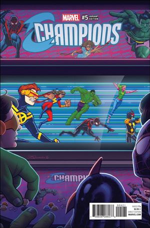 Champions (2016) issue 5-B Joe Quinones 1:10 Cover