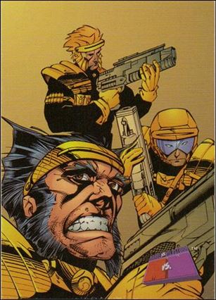 Marvel vs WildStorm (Base Set) card 46 Team X/Team 7