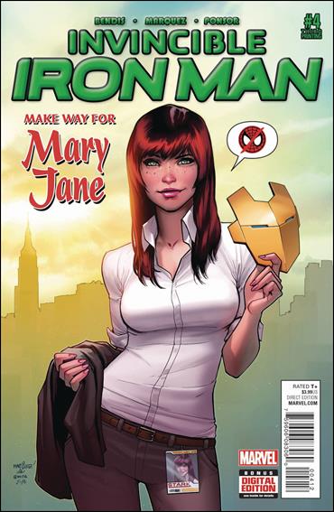 Invincible Iron Man (2015)  issue 4-D David Marquez Cover (3rd Printing)