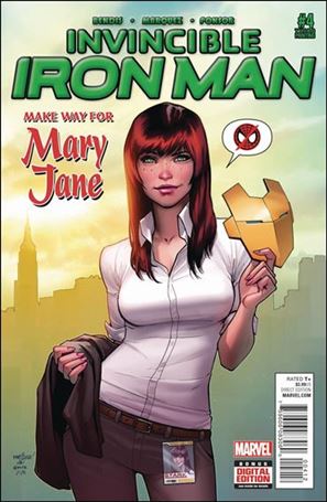 Invincible Iron Man (2015)  issue 4-D David Marquez Cover (3rd Printing)