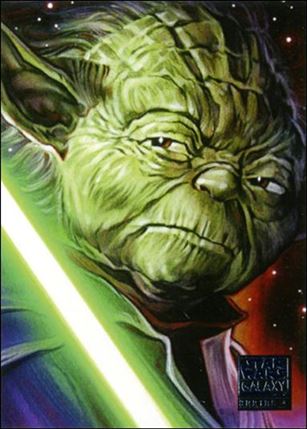 Star Wars Galaxy: Series 4 (Base Set) card 10 Yoda