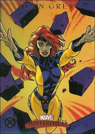 2007 Marvel Masterpieces (X-Men Parallel Foil Subset) card X3 Jean Grey