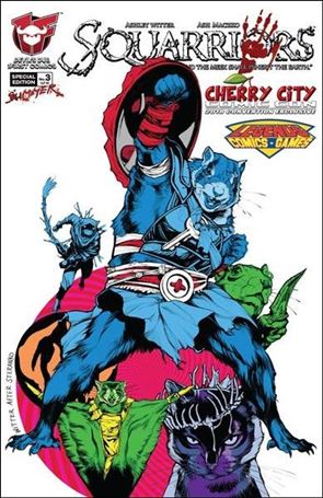 Squarriors (2016) issue 3-B Ashley Witter Cherry City Comic Con Cover