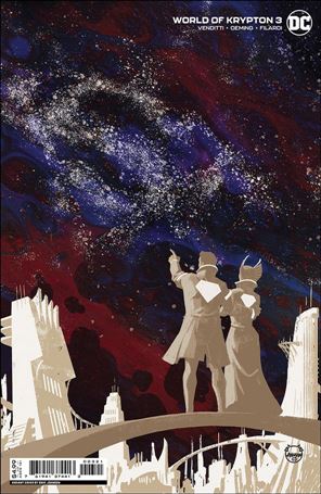 World of Krypton (2022) issue 3-B Dave Johnson Cardstock Cover