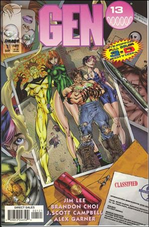 Gen13 (1994) issue 1-E 3-D Edition - Second Printing Cover