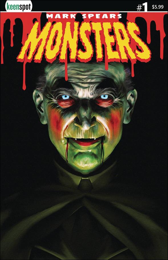 Mark Spears Monsters issue 1-B Mark Spears "Dripping Blood" Cover