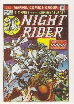 Marvel Super Heroes First Issue Covers (Base Set) card 32 Night Rider