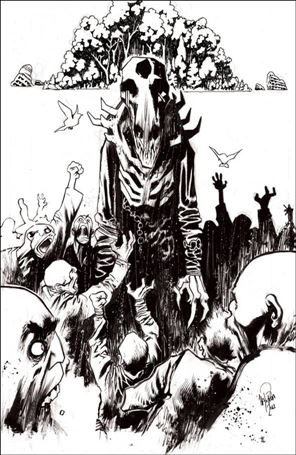 Kroma issue 1-C James Harren 1:10 B&W Cover