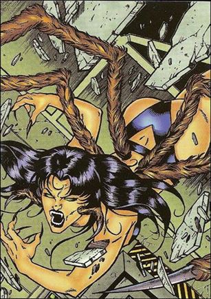 Widow Special Edition Collector's Card Set (1997) card 4 Ferocious Beauty