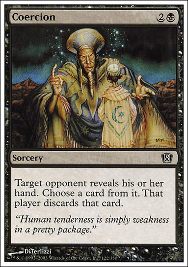 Magic the Gathering: 8th Edition (Base Set) card 122 Coercion