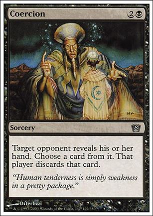 Magic the Gathering: 8th Edition (Base Set) card 122 Coercion