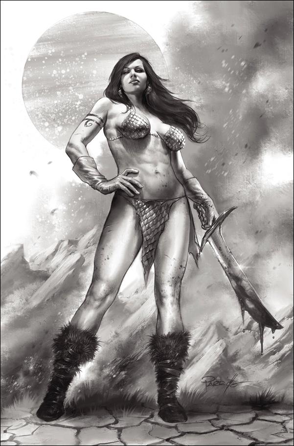 Red Sonja: Black White Red issue 1-R Lucio Parrillo 1:15 Black & White Virgin Cover