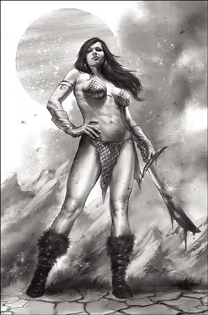 Red Sonja: Black White Red issue 1-R Lucio Parrillo 1:15 Black & White Virgin Cover