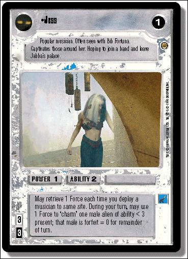 Star Wars: Jabba's Palace Limited (Base Set) card 108 Jess