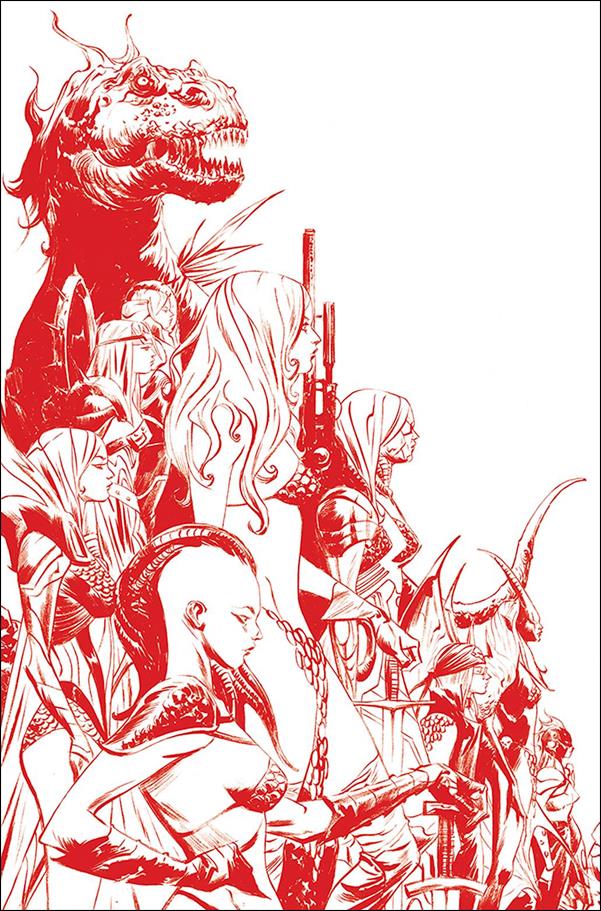 Sonjaversal issue 1-ZB Jae Lee Virgin Red Line Art Virgin Cover