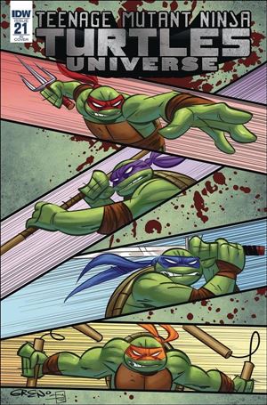 Teenage Mutant Ninja Turtles Universe issue 21-C Nathan Greno 1:10 Cover