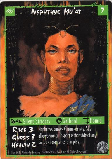 Rage Limited (Base Set) card 180 Nephthys Mu'at 