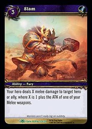 World of Warcraft: Through the Dark Portal (Base Set) card 124 Slam