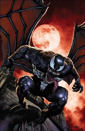 Venom (2018) issue 7-N Mico Suayan Blood Red Virgin Cover