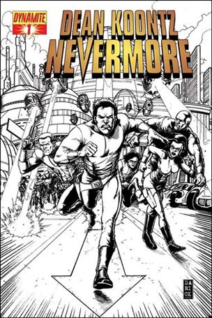 Dean Koontz's Nevermore issue 1-D Darick Robertson 1:10 Black and White Cover