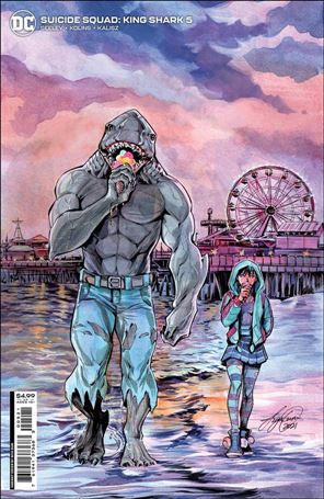 Suicide Squad: King Shark issue 5-B Siya Oum Cardstock Cover