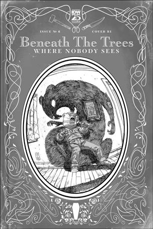 Beneath the Trees Where Nobody Sees issue 6-C Riley Rossmo Black & White 1:25 Cover