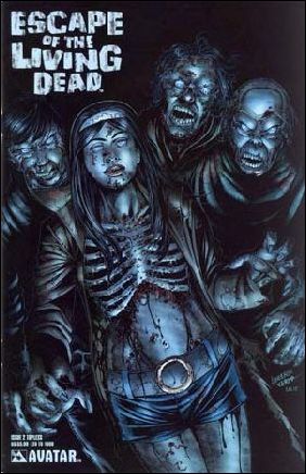 Escape of the Living Dead issue 2-C Topless Cover 1/1000