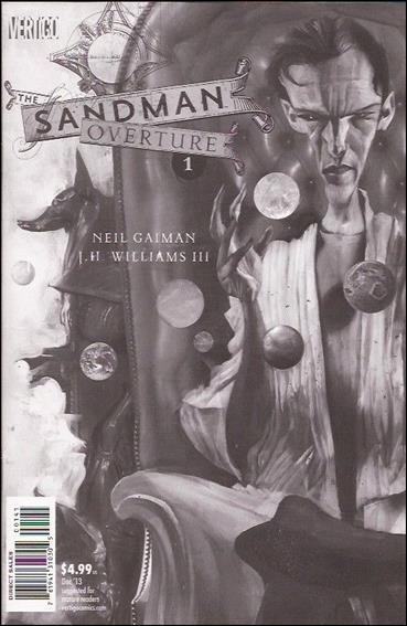 Sandman: Overture issue 1-F Dave McKean 1:200 Black & White Cover