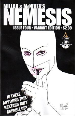 Millar & McNiven's Nemesis issue 4-C Mark Millar 1:25 Cover