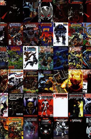 Last Shadowhawk issue 1-F Montage Wraparound Cover