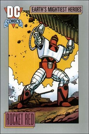 DC Cosmic Cards (Base Set) card 74 Rocket Red