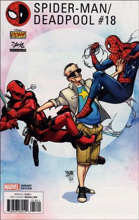 Spider-Man/Deadpool issue 18-B Polybagged Stan Lee Box Cover