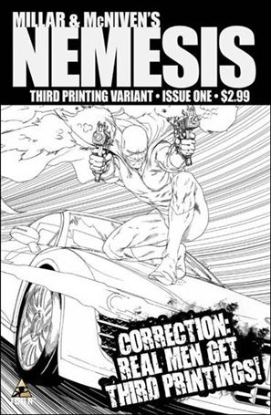 Millar & McNiven's Nemesis issue 1-E Steve McNiven Cover (3rd Printing)