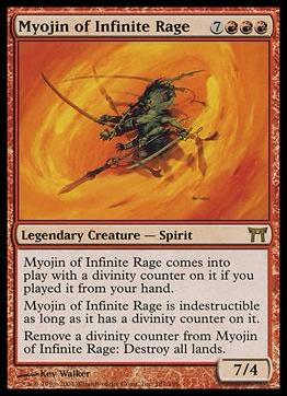 Magic the Gathering: Champions of Kamigawa (Base Set) card 181 Myojin of Infinite Rage