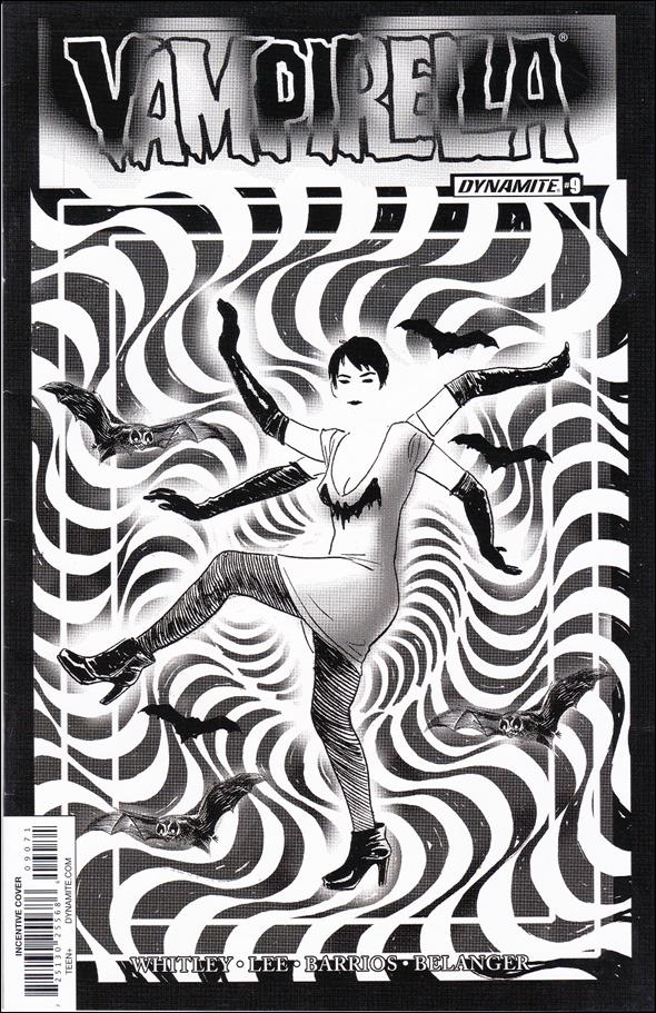 Vampirella (2017) issue 9-G Jimmy Braxton 1:20 Black and White Cover