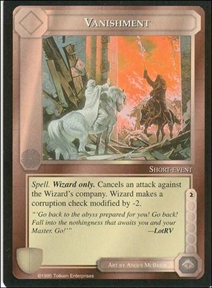 Middle-Earth: The Wizards (Base Set) card 451 Vanishment