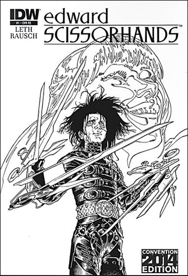 Edward Scissorhands issue 1-D Gabriel Hardman B&W Convention Cover