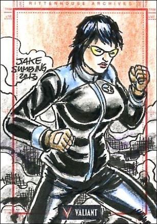 2013 Valiant Comics Preview Trading Card Set (Sketch Card Subset) card JSu-11