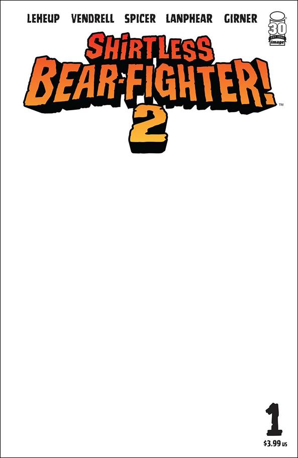 Shirtless Bear-Fighter 2 issue 1-C Blank/Sketch Cover