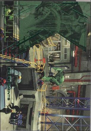 Hulk Film and Comic Cards (Base Set) card 25 Into the Breach