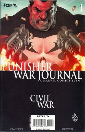 Punisher War Journal (2006) issue 1-D Dynamic Forces (Signed by Matt Fraction) 1/300
