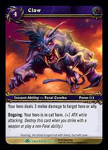 World of Warcraft: Through the Dark Portal (Base Set) card 20 Claw
