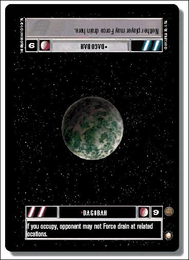 Star Wars: Special Edition Limited (Base Set) card 129 Dagobah