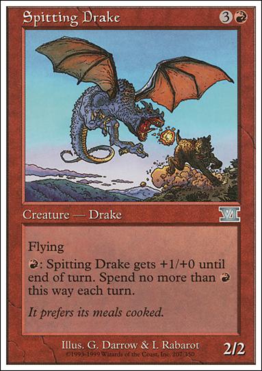 Magic the Gathering: 6th Edition (Base Set) card 207 Spitting Drake